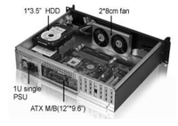 Châssis compact 2U pour montage en rack / boîtier PC pour serveur EKI-N238A