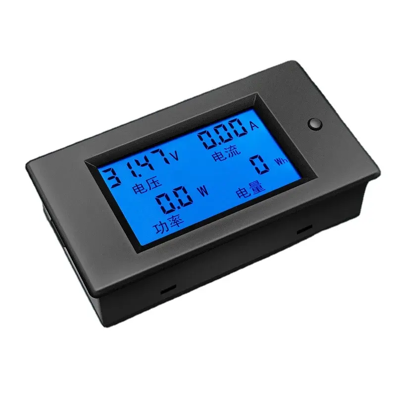 DC-Digital anzeige Voltmeter Ampere meter der Marke Peace fair Leistungs-und Stromzähler Batteriedetektor-Multimeter