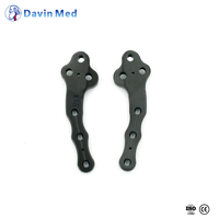 Plaque TPLO en titane médical pour implants orthopédiques vétérinaires, système de fixation pour réparation du ligament croisé du chien avec scie TPLO