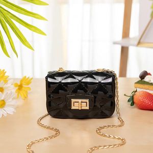 Sacs à main miniatures pour femmes, nouvelle mode, en gros, sacs en PVC pour enfants avec chaîne simple, style bonbon - Product Image 2