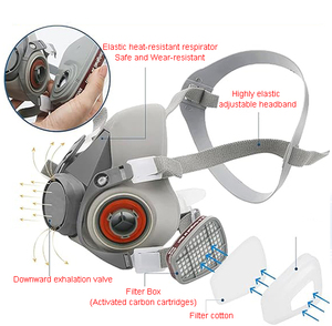 Ce M101 bụi nửa mặt Bìa sơn mặt nạ khí mặt nạ chữa cháy - Product Image 2