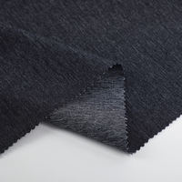 Tissu sergé extensible en gros TR, 78% polyester, 20% rayonne, 2% élasthanne, poids moyen, pour vêtements de garçons et de filles