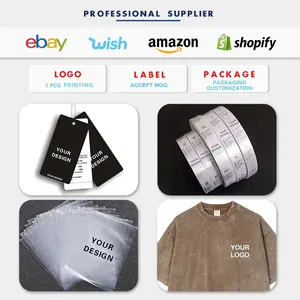 उच्च गुणवत्ता वाली धुली खाली विंटेज टी शर्ट सादे हैवीवेट 100 कपास ओवरसाइज टी शर्ट कस्टम प्रिंट तैयार शर्ट - Product Image 4