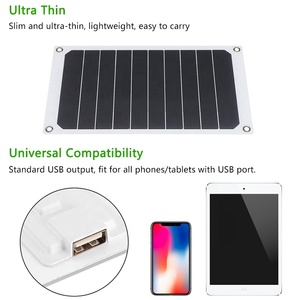 High Efficiency Mini <strong>Solar</strong> Panels 5W 10W Outdoor Charging Small Portable <strong>USB</strong> <strong>Solar</strong> <strong>Charger</strong> for Phone Tablets - Product Image 3