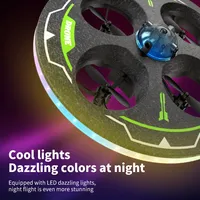 Mini-drone en mousse 4 canaux avec caméra 1080p, évitement intelligent des obstacles, prêt à l'emploi, pour enfants, utilisation intérieure, télécommande