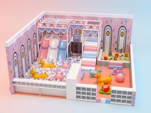 Equipo <span class=keywords><strong>de</strong></span> juego suave personalizado para interiores: <span class=keywords><strong>Castillo</strong></span> Pastel, Toboganes Triples, Piscina <span class=keywords><strong>de</strong></span> Bolas, Aro <span class=keywords><strong>de</strong></span> Baloncesto, Piscina <span class=keywords><strong>de</strong></span> Arena, Barras <span class=keywords><strong>de</strong></span> Agarraderas, Juego <span class=keywords><strong>de</strong></span> Montar <span class=keywords><strong>de</strong></span> Ciervo |   FEC para Niños - Product Image 1