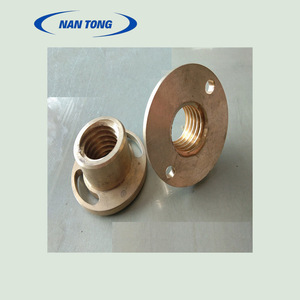 Écrou en cuivre pour vis mère Nan Tong, pas de 6 mm et 10 mm, pour pièces de coupe-papier - Product Image 2