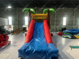 Inflatable <span class=keywords><strong>Trampoline</strong></span> nhảy lâu đài bouncy nhà với trượt Inflatable Bouncer Combo - Product Image 3