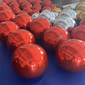 Quả Cầu Màu Đỏ PVC Phản Quang Khổng Lồ Vũ Trường Lớn Sáng Bóng Trang Trí Giáng Sinh Wedding Party Sự Kiện Bóng Bơm Hơi - Product Image 4