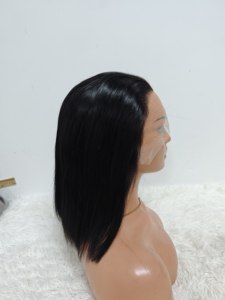 Promotion Letsfly : Perruques 100% Cheveux Humains, Densité 200%, Lace Frontal 13x4, 14 pouces, Cheveux Plus Volumineux, Bonne Qualité, Vente en Gros Direct Usine, à partir de 38$ - Product Image 2