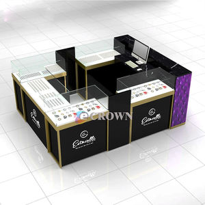 Jewelry showcase Gem Counterjewelry Mall Kiosk Design <strong>Pl</strong> Split Jewelry showcase Islamic Luxury - Product Image 3