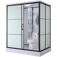 Fabricant Professionnel de Toilettes Portables de Luxe, Salle de Bain Préfabriquée Intégrée avec Séparation Humide/Sèche pour Cabine Hospitalière
