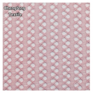 Xing Tiao Wang #   Tela de Malla de Punto Grueso de Moda, 100% Poliéster, Tejido de Punto por Urdimbre para la Confección de Camisetas, Vestidos y Trajes de Baño para Mujer - Product Image 2