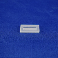 Plaque à fentes en silice fondue de haute précision personnalisée / Ouverture optique circulaire 400 mesh pour systèmes optiques de spectroscopie