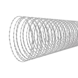Fil barbelé rasoir galvanisé à chaud, type concertina, pour clôture de sécurité anti-escalade - Product Image 1