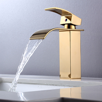 Mélangeur de robinet d'évier corps en laiton cartouche en céramique contrôle lisse chaud et froid installation facile pour bassin de salle de bain et cuisine