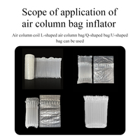 Machine d'emballage gonflable de colonne d'air en métal de gonfleur de coussin d'air d'opération sûre simple et efficace