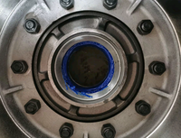 Graisse pour moyeux de roues de voiture bleue haute température comme substitut à l'huile de base dans les lubrifiants automobiles