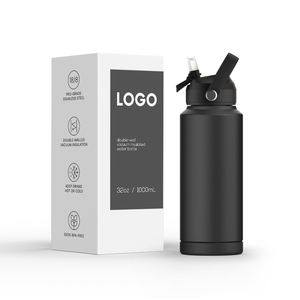 New Design 12oz Stainless Steel Insulated <b>Water</b> <b>Bottle</b> with Straw and Lid <b>Kids</b> School Vacuum Flask - Product Image 1