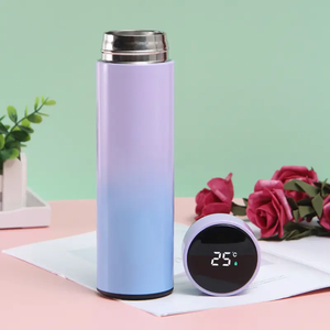 <span class=keywords><strong>MEDO</strong></span> 500ml 그라디언트 컬러 스마트 알림 보온병 플라스크 주도 디지털 온도 표시 스테인레스 스틸 컵 물병 - Product Image 5