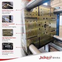 Mesin Cetak Injeksi Horizontal Otomatis XKJY 128T Kontrol PLC Motor Servo Bahan PVC PET ABS Harga Grosir Pabrik