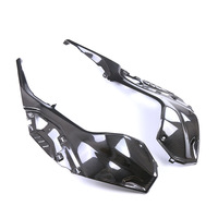 Accessoires de carénage modifiés pour moto S1000RR, plaque latérale de réservoir en fibre de carbone 3K, noir brillant, carbone sec 3K