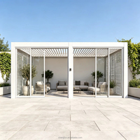 Serre commerciale en aluminium, véranda, porche fermé, hortensia, gazebo de jardin, terrasse, structure écologique quatre saisons
