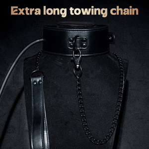 Bdsm Bondage Collar y cadena Restricciones Traje Fetiche Juego para adultos Castigar SM Slave Collares inflables - Product Image 6