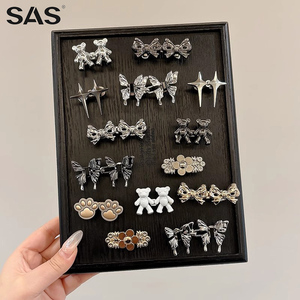 Boucles décoratives amovibles sans <span class=keywords><strong>couture</strong></span> SAS pour jeans, pantalons, jupes, manches, boutons ajustables pour jeans, épingles pour ceinture de pantalon, resserrant de taille - Product Image 1