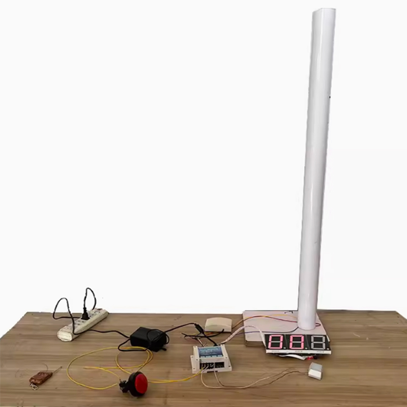 A set of button lighting column system