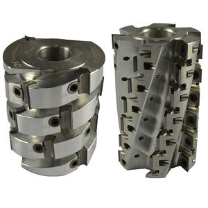 Cuchillas Espirales de Acero y Aluminio para Cabezal de Corte de Molduras de Puertas y Ventanas, para Carpintería y Trabajos en Madera - Product Image 1