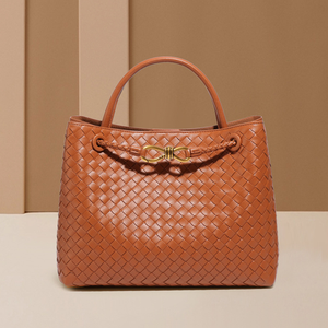 Sac à bandoulière rétro pour femme, grande capacité, tissé à la main, été/hiver, résistant à l'<span class=keywords><strong>eau</strong></span>, tendance, décontracté, à porter sur l'épaule - Product Image 2