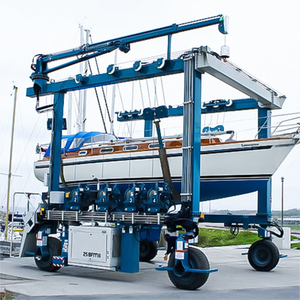 Gru Mobile per Yacht e Sollevatore Marino da 80 Tonnellate, Altezza di Sollevamento 11m, Alta Efficienza e Durabilità - Product Image 2