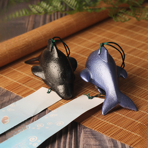 โรงงาน ydy ขายส่งของตกแต่งสไตล์ญี่ปุ่น ทำจากเหล็กหล่อ เช่น รูปปลาโลมา <span class=keywords><strong>ปลาวาฬ</strong></span> ปลาทอง โมบายลม ของแขวนระเบียง ระฆังวินเทจ - Product Image 2