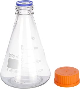 Erlenmeyer <span class=keywords><strong>Flask</strong></span> hẹp cổ Borosilicate 150ml hình nón <span class=keywords><strong>Flask</strong></span> với GL chủ đề - Product Image 4