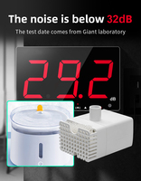 2023 plus récent Mini Brushless DC pompe sans fil Pet distributeur de fontaine d'eau potable pour système hydroponique