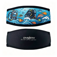 DIVESTAR Harga Pabrik Kustom Layanan OEM Penutup Tali Masker Selam Bahan Neoprene 3mm Ramah Lingkungan dan Bernapas