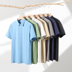 Camiseta Polo Personalizada para Hombre, de Nailon, para Deportes al Aire Libre, Fitness, Secado Rápido, Mangas Cortas, Proceso sin Costuras, para Correr, Gimnasio, Ropa Deportiva - Product Image 1