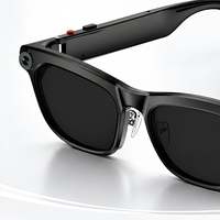Lunettes Intelligentes IA avec Caméra, Traduction en Temps Réel, Assistant Vocal, Contrôle Tactile, Lunettes Bluetooth pour Voyages d'Affaires
