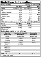 Poudre de protéines de lactosérum OEM/ODM 500g, non-OGM et sans gluten, aide les hommes adultes à développer la masse musculaire, non destiné aux femmes enceintes
