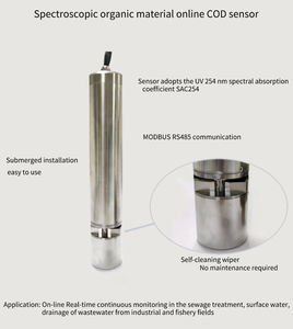 Çevrimiçi dijital UV254 COD BOD sensörü çevrimiçi COD BOD analizörü sensörü su arıtma için - Product Image 6