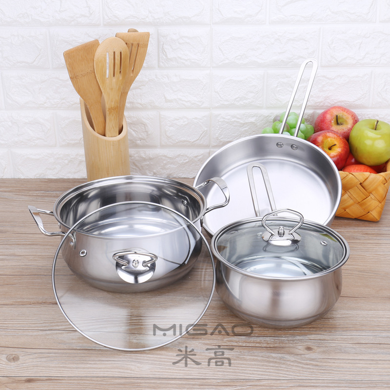 Solid anti-scalding stainless steel handle