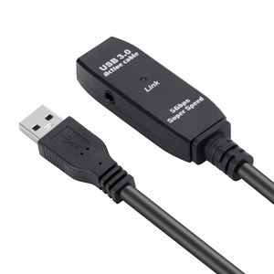 Cable de extensión activo USB 3,0, 5M, 10M, 15M, 20M, 25M, 30M, extensor macho hembra, amplificador de señal de alta velocidad, <span class=keywords><strong>impresora</strong></span> de ordenador trenzada - Product Image 6