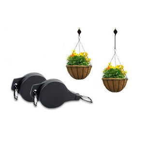 Ganchos de cesta para colgar, percha retráctil para plantas, ganchos alimentadores de flores y pájaros para jardín, superventas - Product Image 2