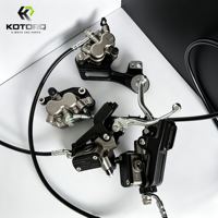 Kit de Freinage KOTORQ Ultra Bee-Spec pour Conversion E-Ride Pro SS 2.0 – Étriers Hydrauliques Avant et Arrière, Leviers et Tuyaux – Amélioration pour Moto Tout-Terrain