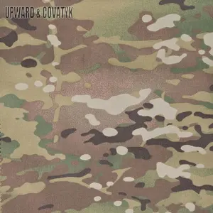 500D Nylon Cordura Fabric Water Repellent Fabric Tactical Camouflage Digital Print PU Coated For Jacket Or Bag Woven Technique