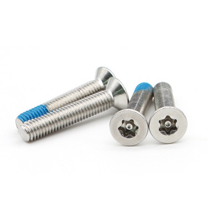 สกรูหัวแบน Torx หกแฉก ขนาดเมตริก M5*27 304 A2-70 สแตนเลส GB2673 ป้องกันการขโมย ป้องกันการถอดประกอบ - Product Image 2
