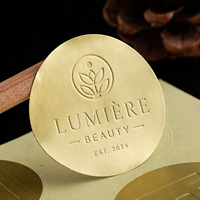 Autocollants en papier texturé personnalisés en gros avec logo, formes variées, autocollants en relief 3D, autocollants de luxe pour parfums et bougies, étiquettes