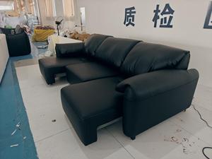 Mufang – Canapé en cuir haut de gamme au design contemporain pour salon de villa, rembourrage en éponge de haute qualité, style cinéma - Product Image 2