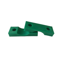 Coussinet de base en PP pour collier de serrage en U, métrique, anti-corrosion, résistant à l'usure, vente directe usine pour la fixation de lignes hydrauliques en ingénierie